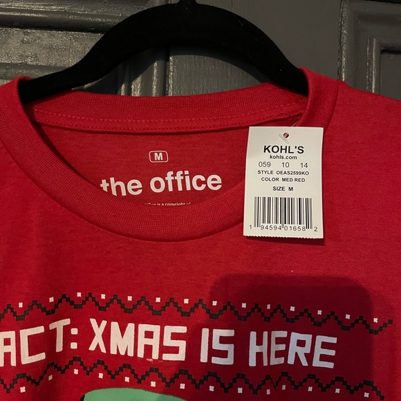 The Office Graphic Christmas Tee . - Picture 2 of 2